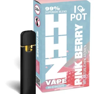 ILovePot HHZ Vape, 99% Superior Blend, 1ml Pink Berry